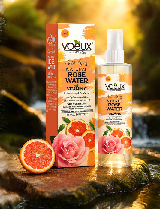 Natural Rose Water Mist with Vitamin C